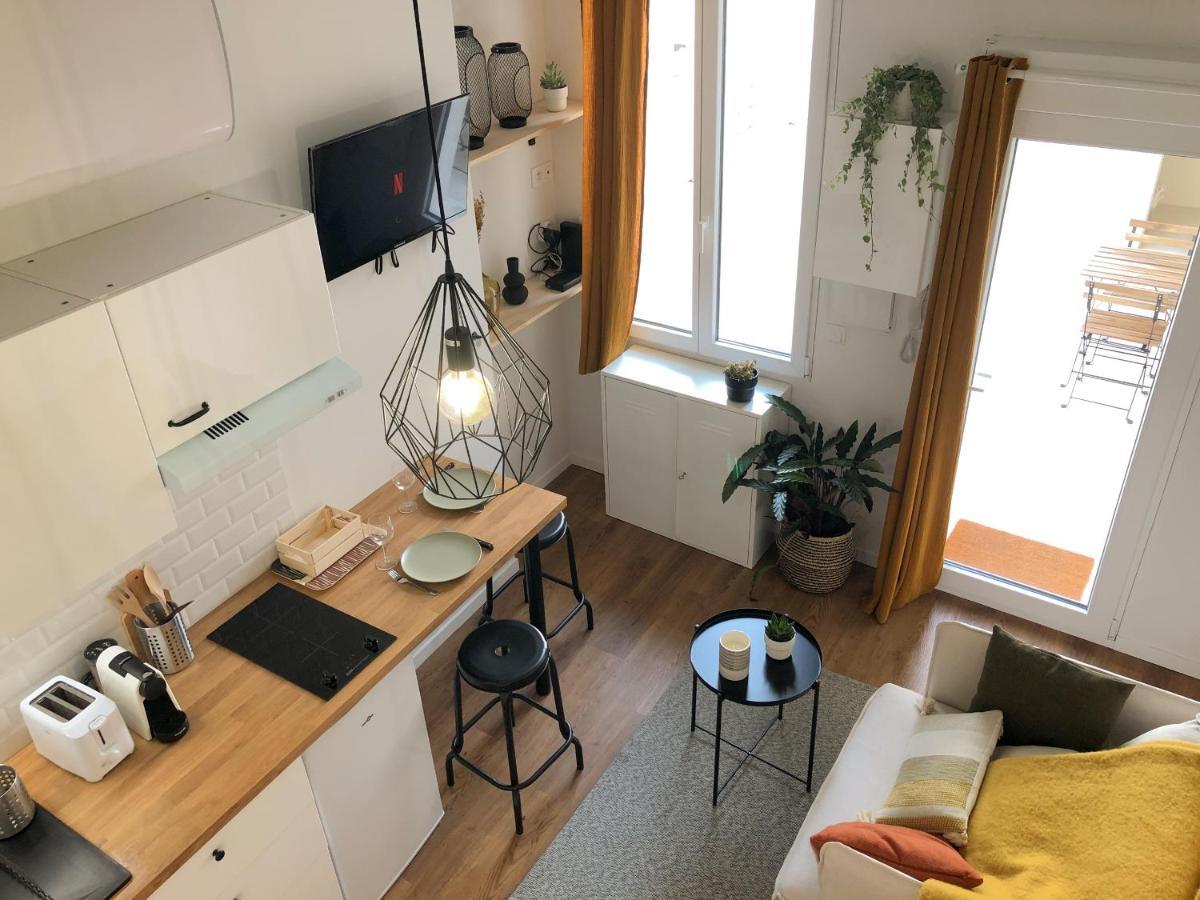 Studio climatisé - Gare - Centre ville Nîmes Esterno foto
